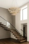 Pendant lamp Crystal Ring 3 GL CCT LED remote