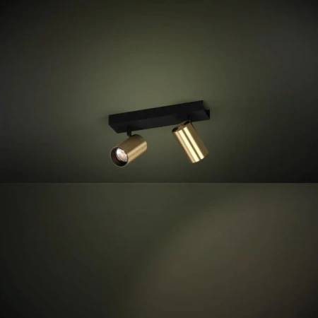 Spotlight CUMARIBO 2X5W GU10 4000K BRS MATT-BLK